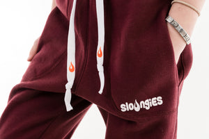 Kids Sloungies Unisex - Burgundy