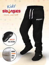 Load image into Gallery viewer, Kids Sloungies Unisex - Black